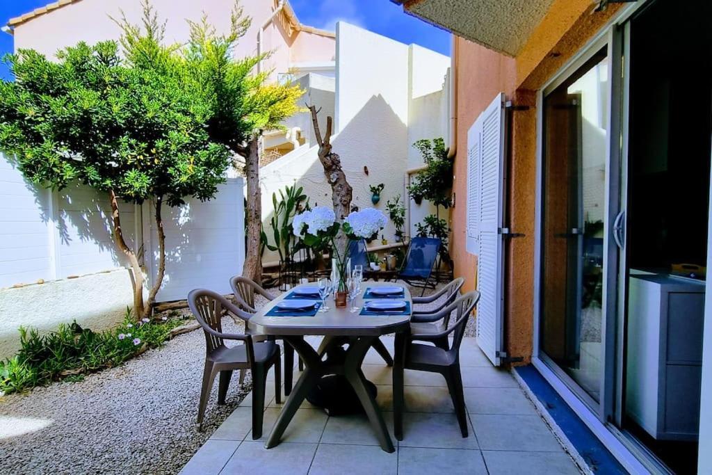 Le Marine Rez De Jardin Direct Plage Parking Prive Climatise Sète Extérieur photo